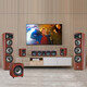 JBL STUDIO 698家庭影院音响套装家用音箱木质HIFI落地式双8英寸低音单元客厅专业影院 698+RX-A6A