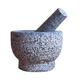 YEIES marble granite garlic pounder stone mortar household old-fashioned stone nest stone large bowl garlic paste grinding