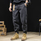 Berühmte schwarze Jeans Männer losen lässigen Harem Hosen Herren-Hosen Jungen große Sommer trendige lange Hose Black 36 [170-185jin [Jin gleich 0,5 kg]]]