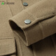 Shanshan sheep wool double-sided woolen jacket men's spring and autumn casual warm lapel woolen top short coat men's clothing