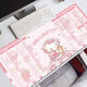 
Mouse pad large size 1200x600 super large cartoon cute office shortcut keys Customized learning desk pad keyboard pad 9902 Raspberry Bear 1000*500*5mm