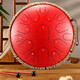 Hluru luru ätherische Trommel 15-Tone 14-Zoll 13-Tone-Handdrum-Drum Anfänger Professionelles Percussion Instrument Schriftzeichen für Kinder 13 Zoll 15-Tone Titanium Stahl [Lavendel] + Drum-Ständer