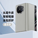 Pingpeng Huawei Matex6 Mobiltelefon Hülle Echtes Leder METE X6 Collector's Version Magnetic Lap Smart Bracket Full-Inclusive-Schutzhülle Obsidian Black Huawei matex6/x6 Collector's Version