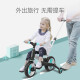 Nadle (nadle) children's balance bike without pedals baby scooter 2-3-6 years old bicycle scooter Children's Day gift 10-inch Tiffany blue push rod model