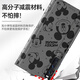 Reine Farbe für Huawei Matexs2 Mobiltelefon Fall Mate XS2-Kollektorversion Faltbildschirm Schutzhülle Full-Pack Anti-Fall-Magnetabsorbing Disney Cartoon Plain Leder geprägtes Flip Leder Hülle [Modern Grey]