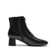 Wahre Schönheitshirschstiefel Winterhirschhaut Hochwehr und schlanke Modestiefel für Frauen Y3523DD3 Black 35