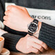 Casio (CASIO) men's watch Simple men's quartz watch Casual business black disc black belt MTP-1381L-1A