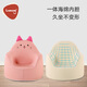 Lamami Kindersofa Baby Baby Cartoon Hoch elastisches Schwamm Leder Mädchen Prinzessin Sitzlernstuhl Lamomi701 Kakao Meow (empfohlen 1-3 Jahre alt) Schwamm 49 cm