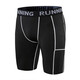 Queen's Schnelltrocknungs-Jogging-Shorts Herren-Unterwäsche Anti-Wear-Beine Fünf-Punkte-Fitness-Leggings Leichtathletik-Training Sporthosen Elastischer weißer zweiteiliger Set [239+826] L [120-140jin [Jin gleich 0,5 kg]]