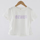 Pitt Pitt Girls Kurzarm T-Shirt 2025 Neue Kinder Sommer Dünne weiße kurze T-Medium Große Kinder modische Top 18848 Weiß + 9889 Weiß 170 cm