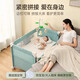 
coolbaby foldable crib multifunctional portable crib removable children's bed 962NC-Winter Snow Gray Upgrade Model