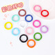 Mengkeduo Colore Spring Backle Key Electrode Round ouverte Ring Spring Backle Pendre ACCESSOIRES DE DIY ALLIAGE Connexion Connecture Colore Spring Backle 25 mm [10 Couleurs Mélanges Packages]