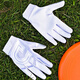 Zailu Frisbee gloves for men and women, full-finger anti-slip special for extreme outdoor sports, breathable, comfortable, quick-drying, team use, white S size