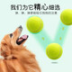 Dog toy ball edge Mu Kejin fur dog walking dog training dog special bite-resistant molar puppy pet dog tennis ball pet dog tennis ball-yellow-1