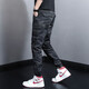 Gekochte Cui (Shucui) Frühlings- und Sommer-Herrenhose koreanische Style Trendy Marke Slim Casual Hosen für die trendige Persönlichkeit von Männern vielseitige Mehrfach-Tasten-Tarn-Tarn-Herren-modische Fußbindung Herrenhosen WJL-692e Größe 30 (Taillenumfang 2 Fuß 3)