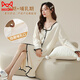 Cat man (MiiOW) can wear confinement clothes nightgown for women spring, autumn and winter pure cotton long sleeves large size loose postpartum pregnant women breastfeeding open button Pink 3881-confinement breastfeeding long skirt XL Recommended 115-135Jin [Jin equals 0.5 kg] breastfeeding mouth
