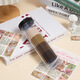 
[Hot sold in the entire network] Simple high elastic seamless hair band rubber band women tied with hair ropes and hair accessories internet celebrity ponytails Simple hair rope hair band - milk brown color - 40 package special offer