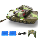 Star Legend Children's Toy Boy Remote Control Car Battle Tank Off-Road Four-wheel Drive Drift Racing Christmas Birthday Gift 44cm M1A2 Tank [Military Green Dual Electric]