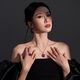 Yicai amethyst necklace, earrings and ring set for women, fashionable and elegant high-end jewelry birthday gift for girlfriend, Ziqidonglai 14.8 carat ring