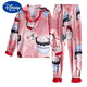 Disney Girls Ice Silk Pajamas Дети летние длинные рукавы