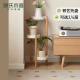 Genji madera completa estante de flores de madera solidal de madera estante de almacenamiento estante de almacenamiento balcón balcón de bote estante de bote de flores de múltiples capas de múltiples capas.