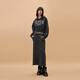 
ONLY autumn and winter NBA co-branded short shoulder-drop hooded long-sleeved sweatshirt for women 12349S035 E39 magnet gray M (165) 84A