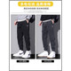 真维斯（Jeanswest）牛仔裤男2024春秋季新款束脚宽松舒适百搭潮流工装休闲长裤子男士 9859黑色 3XL