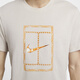 Nike Nike Tennis Uniform kurzärmeliges T-Shirt New Herren Rund Neck Sport T-Shirt Kulturelle Hemd bequem atmungsaktive Sportswear HF6218-104 [Hell Brown] XL