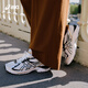 Asics Retro Running Shoes GT-2160 Ehepaar Dad Schuhe schockabsorbierende Modesport- und Freizeitschuhe 1203A275-103 Weiß und Grün 46 klein, bitte kaufen Sie 5mm groß,