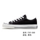 飞跃（Feiyue）官方帆布鞋男鞋女鞋春夏季经典低帮运动板鞋透气休闲鞋子小黑白鞋 黑色 经典款 40 （男生正常尺码）