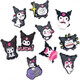 Lochschuhe Sanrio Schuhe Schnalle Cartoon PVC Weiche Kleber abnehmbarer Orament 4 Packs