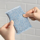 Jiajie excellent product dishwashing sponge, scouring pad, rag, decontamination dishcloth, kitchen supplies, pot scrubber, color striped gold scouring pad, 6 pieces