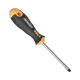 felo original imported German screwdriver eleven-character industrial high-quality chromium vanadium steel driver batch 400 small household 400 653 10 (one-character 6.5x100mm)