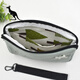 Cool Kangaroo women's bag light luxury canvas clutch simple fabric hand grab bag girl cute mobile phone bag fashion mini Japanese and Korean turmeric