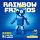 Internet Celebrity Rainbow Friends Building Blocs Green Monster Toys Jeux périphériques petites particules Enfants Assemblez-vous d'anniversaire Gift 756 + 757 + 758 + 759 combinaison
