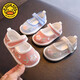 G.DUCKKIDS little yellow duck old Beijing children's cloth shoes pure handmade thousand-layer sole princess style super soft girl 0-6 year old shoes white 701-5 satin embroidery 135 inner length 13cm about 15 months wear