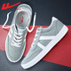 Reli Canvas Schuhe Herren atmungsable Brettschuhe Herrenschuhe Herren lässige Schuhe Student Jugend Trendy Tuchs Schuhe Sport Frühling und Sommer 2025 Hellblau Soft Soft Sole Style 43