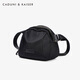 CADUNI KAISER Bag Women's Bag Casual Canvas Breast Bag Light Luxury Sports Crossbody One Shoulder Birthday Gift Premium Sense Gift Gift for Girlfriend Wife [Early Night Black] Student Girlfriend Practical and Heart-wedding Brand Niche versatile and high-end fashion commuter waist bag