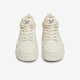 Best 2025 spring new fashionable sports high-top shoes plus fleece warm women's casual shoes X1591AD5 beige 40