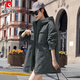 Pierre Cardin windbreaker women's mid-length 2025 spring and autumn new Korean version loose small high-end fashion workwear short coat trendy Khaki M