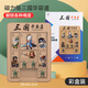 Jiayu Huarong Road Three Kingdoms Números de madera Números de décimo nivel Versión magnética Magnética Estudiantes de niños digitales 4*4 Números principales (1-15) Versión magnética