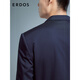 ERDOS 春夏两粒扣商务正装舒适抗皱质感桑蚕丝通勤男上衣西服外套 藏蓝 L 175/96A