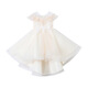 Chuangjingyi wählte Kinderkleid für Kinderkleid Prinzessin Rock Laufsteg Kleid Kleider domineering vorne kurzer Rückenlange Show Kostüm Kinder Weiß [TW683 Heckklammern] 110 cm