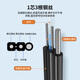丰应子 皮线光缆1芯3钢丝室内单模成品光纤跳线SC接头300米 FYZ-WQ826