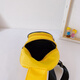 Talentierter Kinder Rucksack im Freien kleine Brusttasche Mode Crossbody Bag Junge und Mädchen trendige Tasche süßes Smiley Gesicht Mini kleiner Dinosaurier Gelb gelb