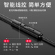 Naiyu wired headphones in-ear typc noise reduction mobile phone suitable for oppo Huawei vivo honor iPhone Apple headphones game Xiaomi Space Silver-Type-C flat mouth丨Two years after-sales service