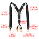 Yilemit Elanmeet Men's T-Type Brass 4-Hook Strap Hook Hook Hook Man Man Sospechoso Longitud ajustable y Correa de Cobre Cobre Correa Cobre de cobre 4-Hook 125cm