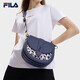 FILA Official Women's Bag Crossbody Bag Autumn Fashion Casual Shoulder Bag Saddle Bag Legend Blue-NV XS