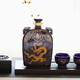 Tapao, Yuan Dynasty flat pot for 30 years, semi-dry type, Shaoxing rice wine, 680ml*4 bottles, whole box