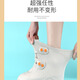 Pinhui Youxuan Regenschuhe Frauen wasserdichte Schuhe Abdeckung Regenschuhe Abdeckung Regenschuhe Abdeckung Regenschuhe Anti-Rutsch verdickte Verschleiß-resistente Jungen und Mädchen Regenstiefel Schwarzer Tee (mittlerer Röhrchen) mittlerer Röhrchen M (34-36 Größen) Hochröhrchen 36-37 36-37